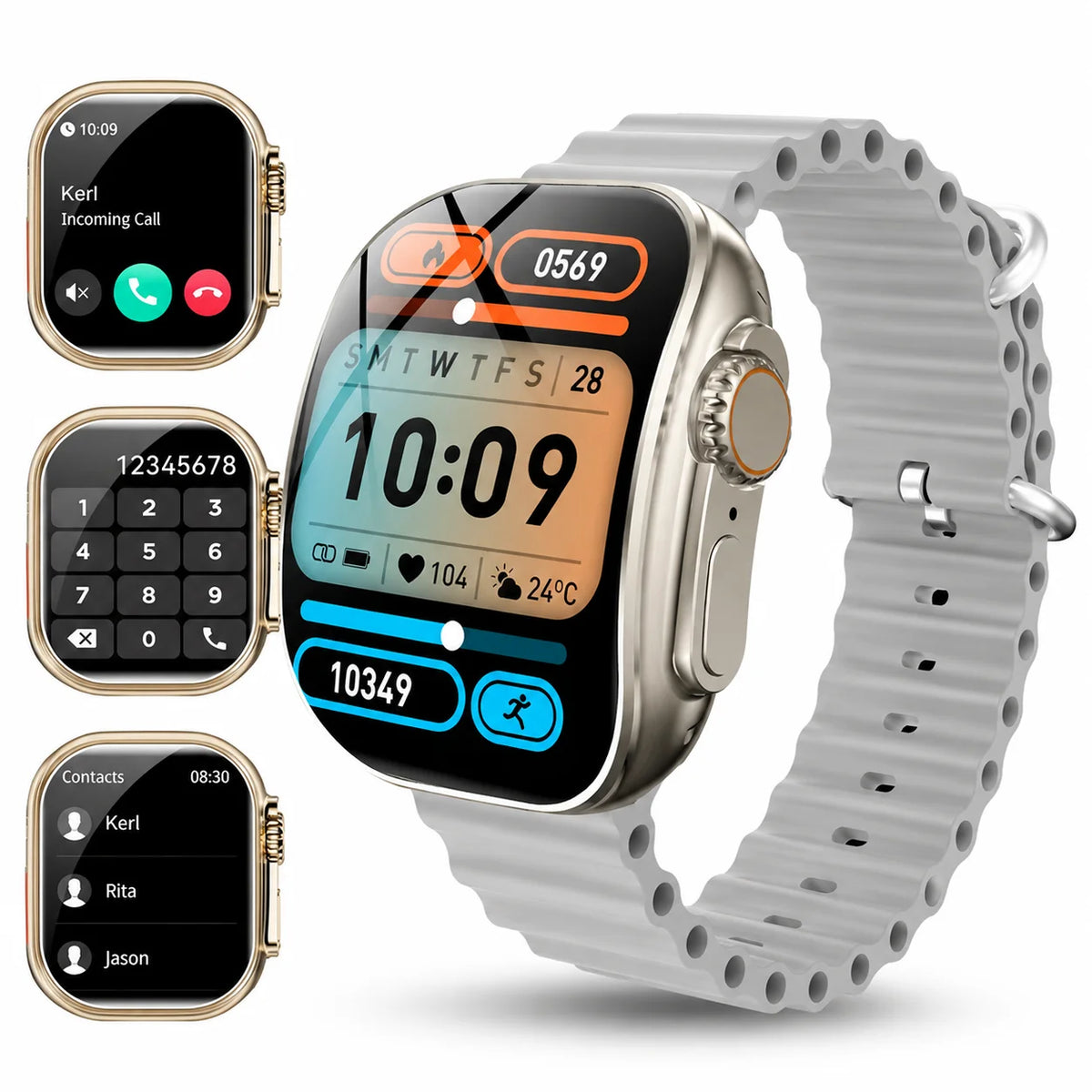 2.01-Inch Calling Smartwatch
