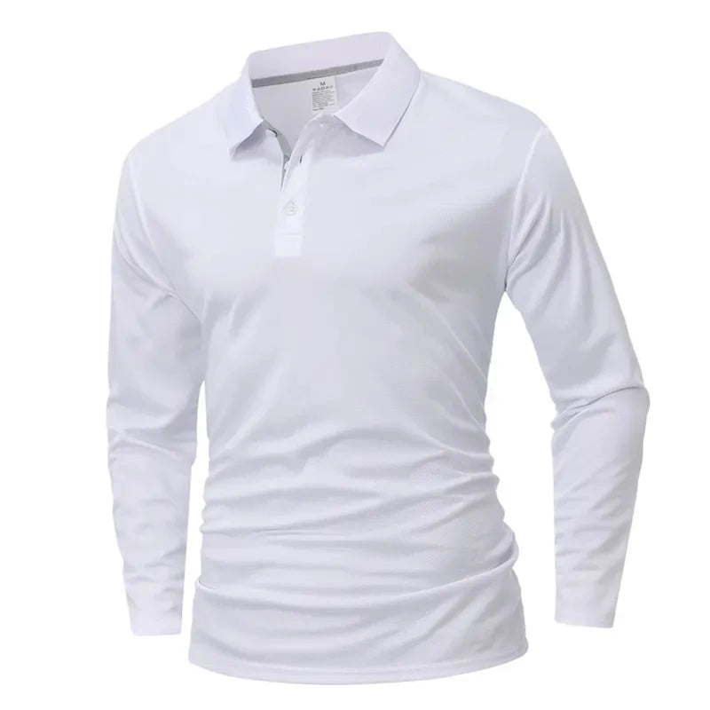 Men's Long-Sleeve Polo Shirt