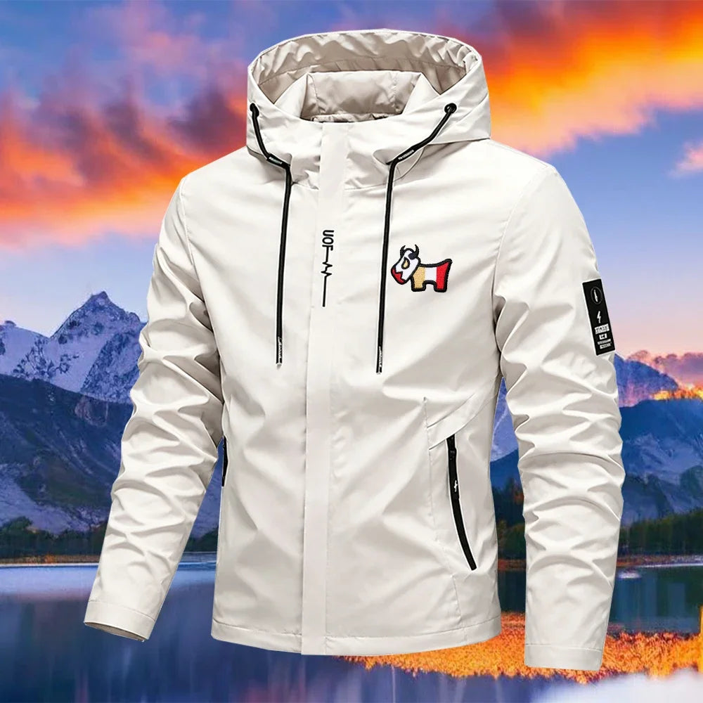 Men's Hooded Zip-Up Jacket