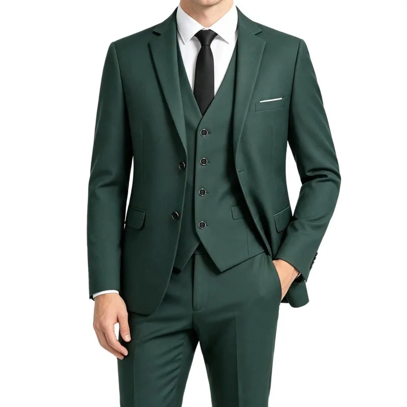 Men's Formal Suit — Two- and Three-Piece Options