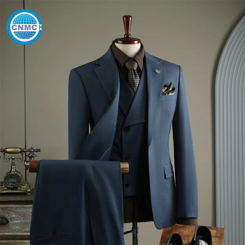 Men's Single-Breasted Two-Piece Suit Set — product view