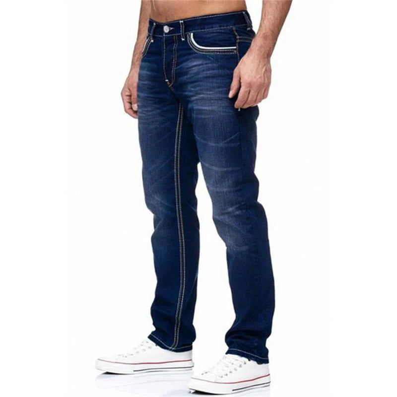 Men's Loose Fit Stretch Denim Jeans - Summer Weight — product view