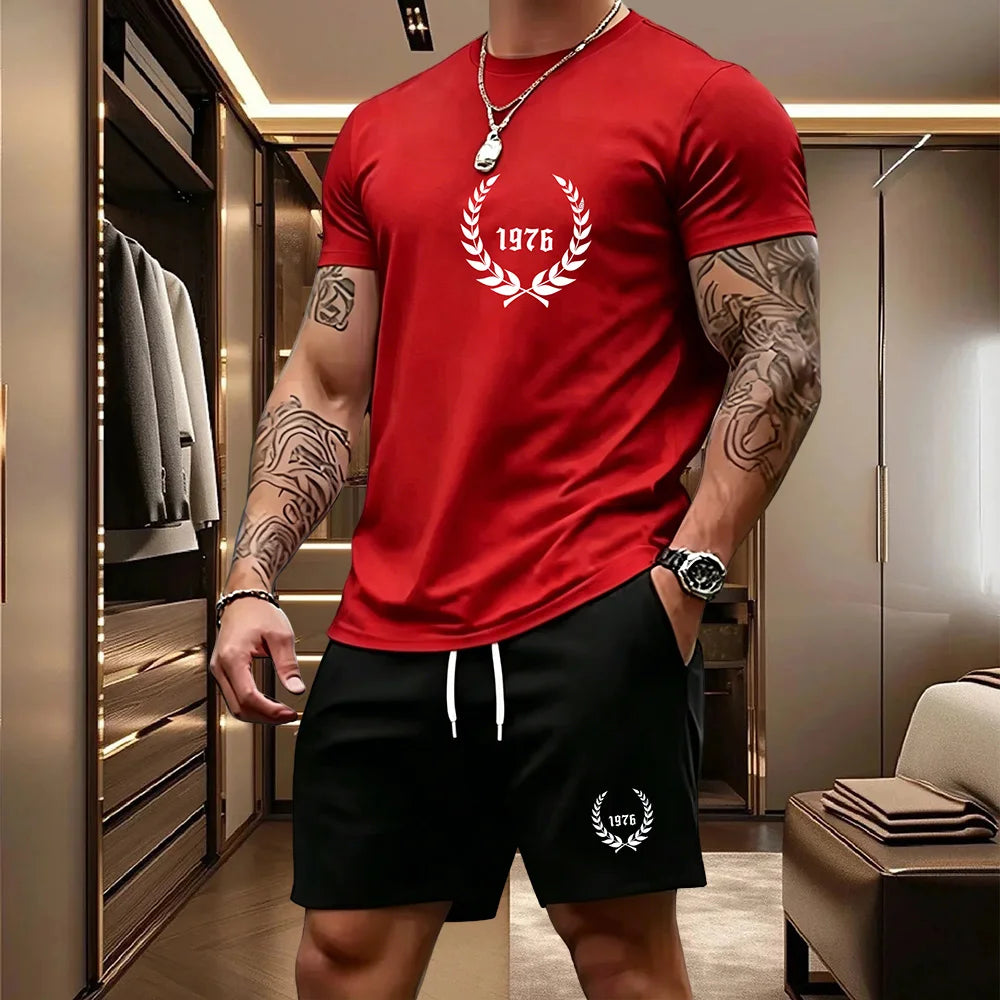 Men's Top & Shorts Set