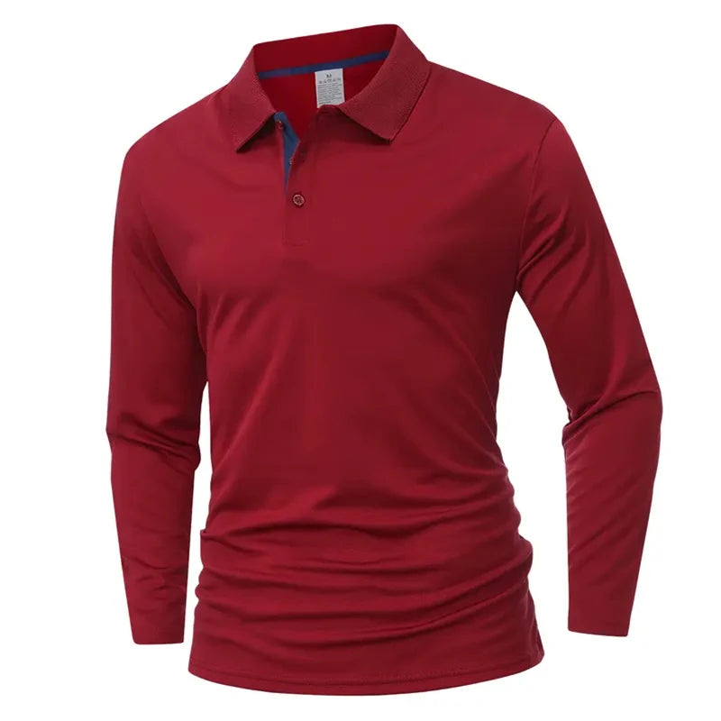 Men's Long-Sleeve Polo Shirt