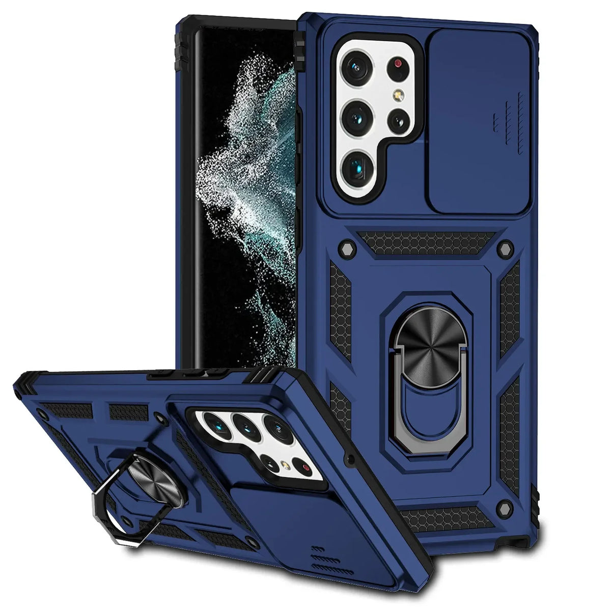Camera Cover Phone Case for Samsung Galaxy S21 Ultra, S21 Plus, S21 FE, S21, S23 FE, S23, S22 Ultra, S22 Plus, S22, S24 Ultra, S24 Plus, S24, S23 Ultra, S23 Plus