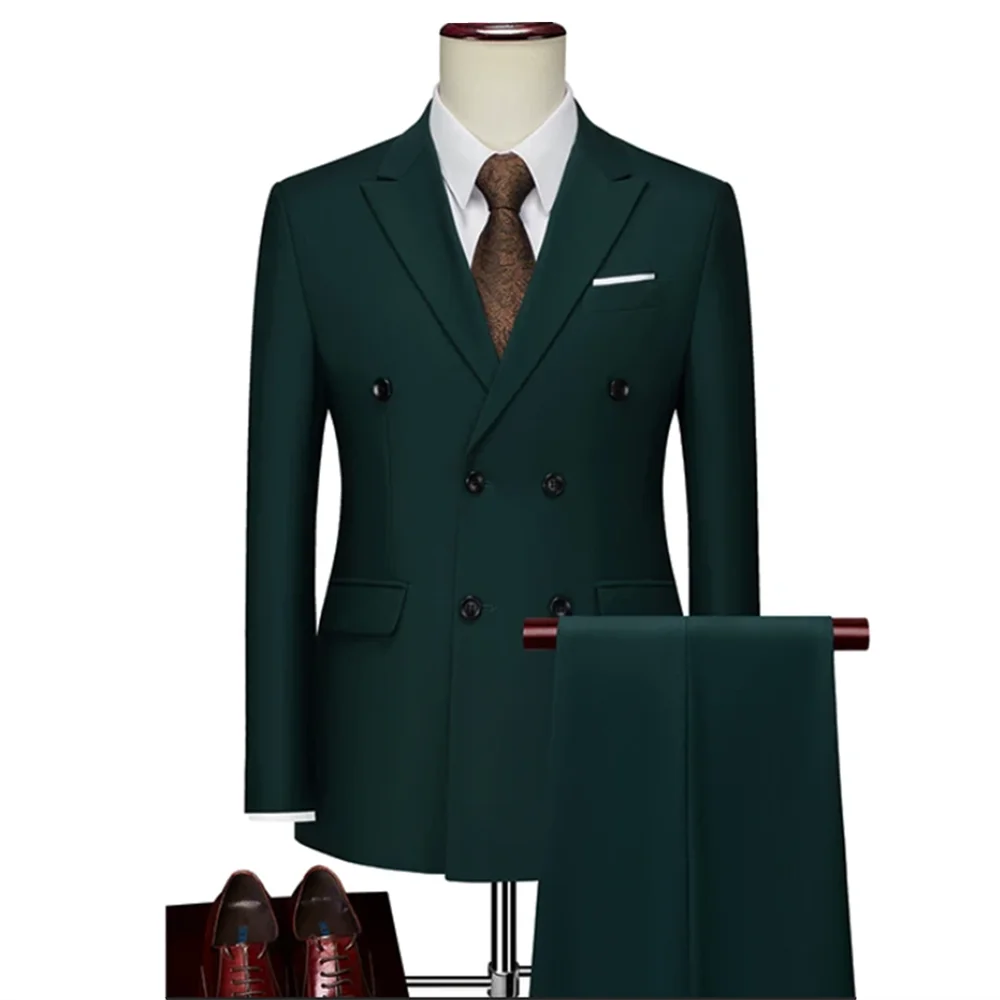 Men's Double-Breasted Blazer & Trouser Set