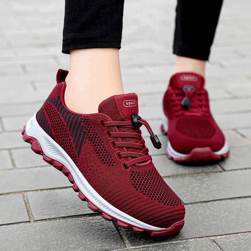 Women's Soft-Sole Travel Sneakers — product view