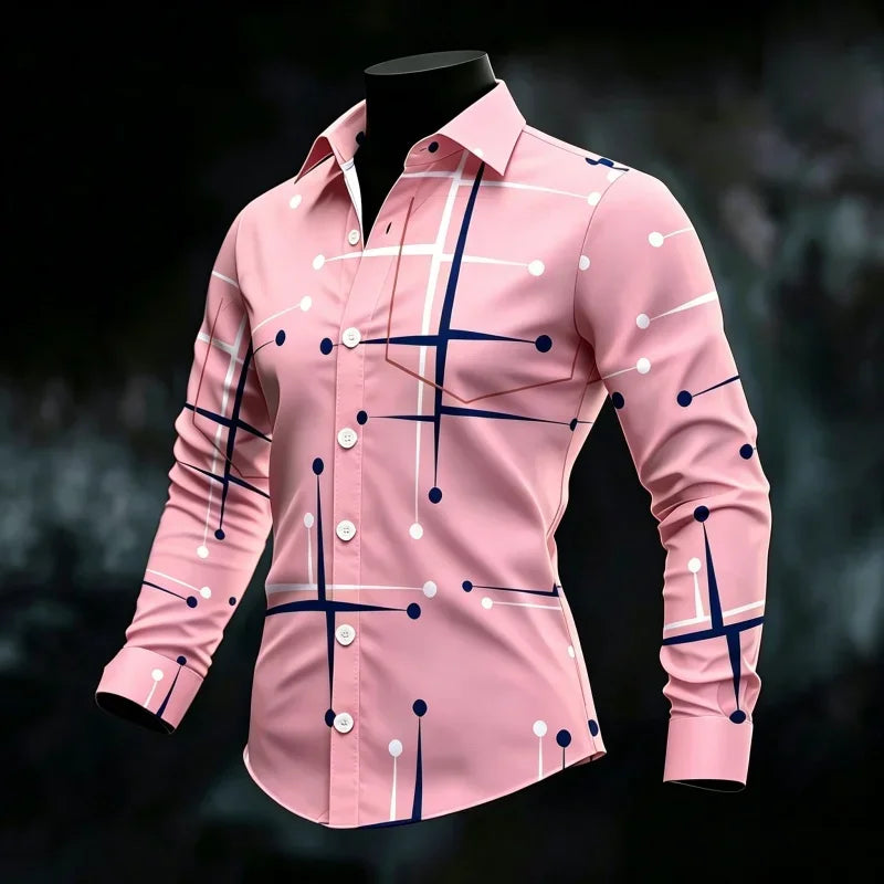 Men's Long-Sleeve Casual Shirt