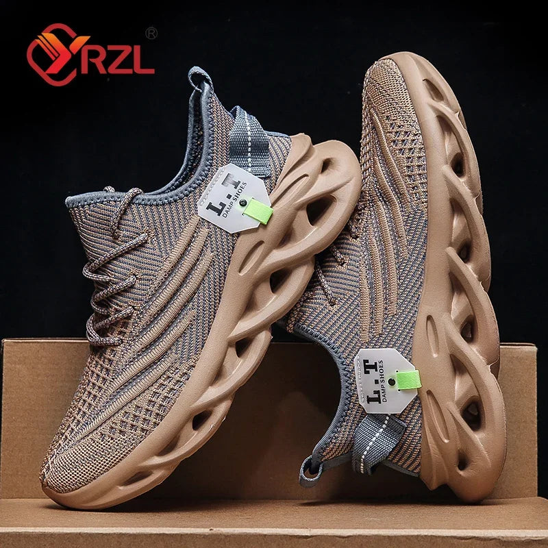 Unisex Black Mesh Jogging-Style Sneakers