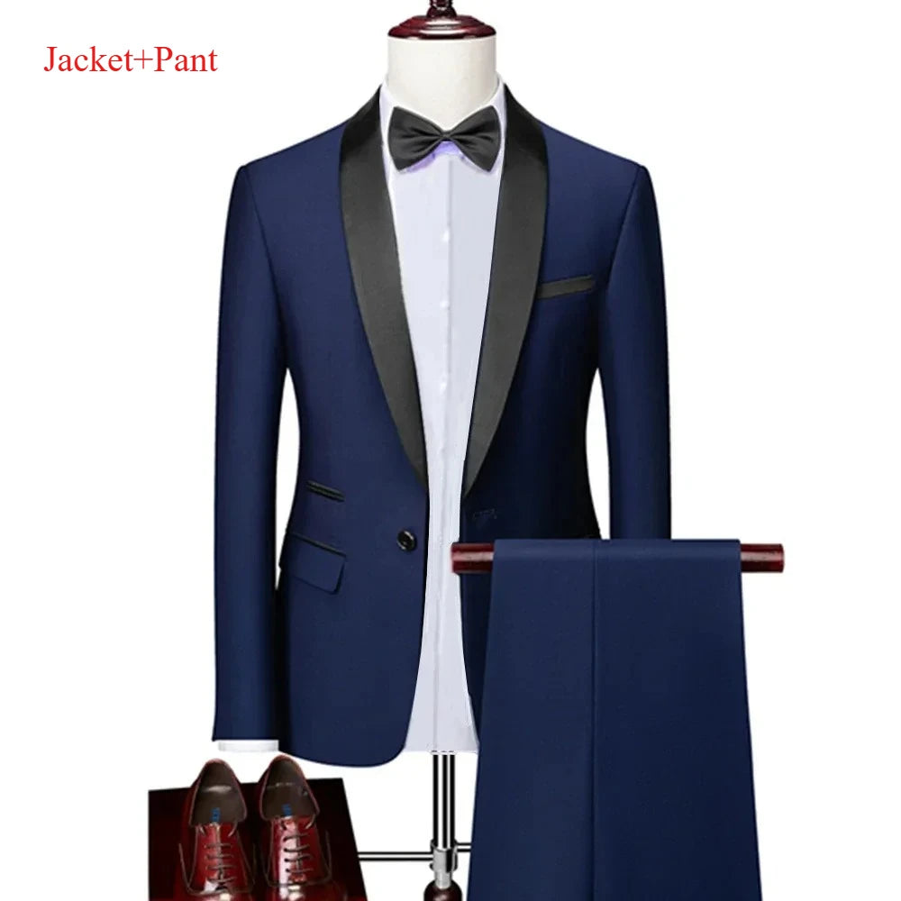 Men's Black 3-Piece Suit Set — product view