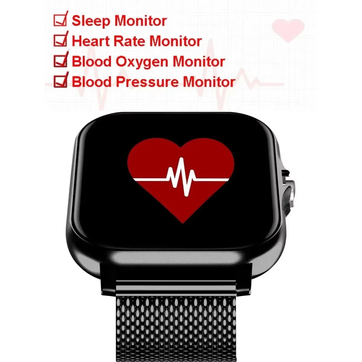 1.83-Inch Calling Smartwatch with Sleep Features