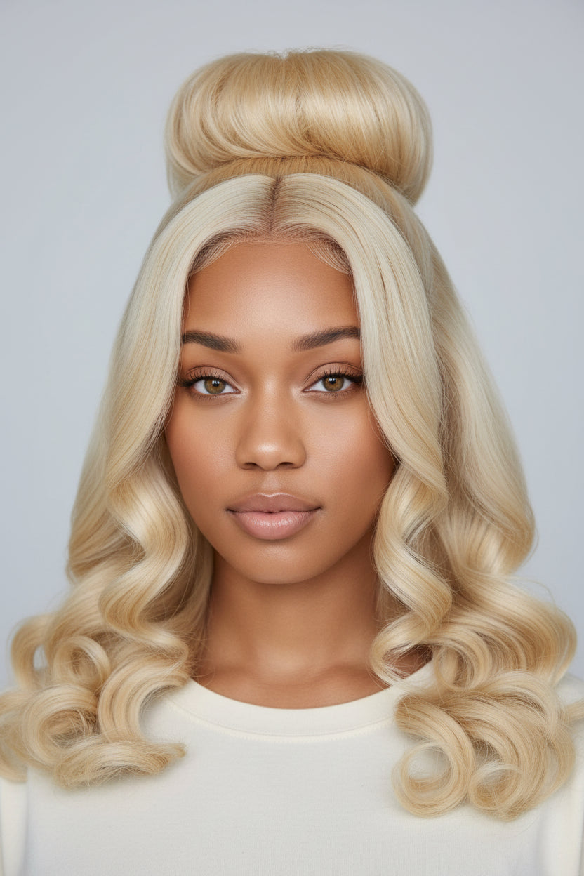 Honey Blonde Lace Front Wig — product view