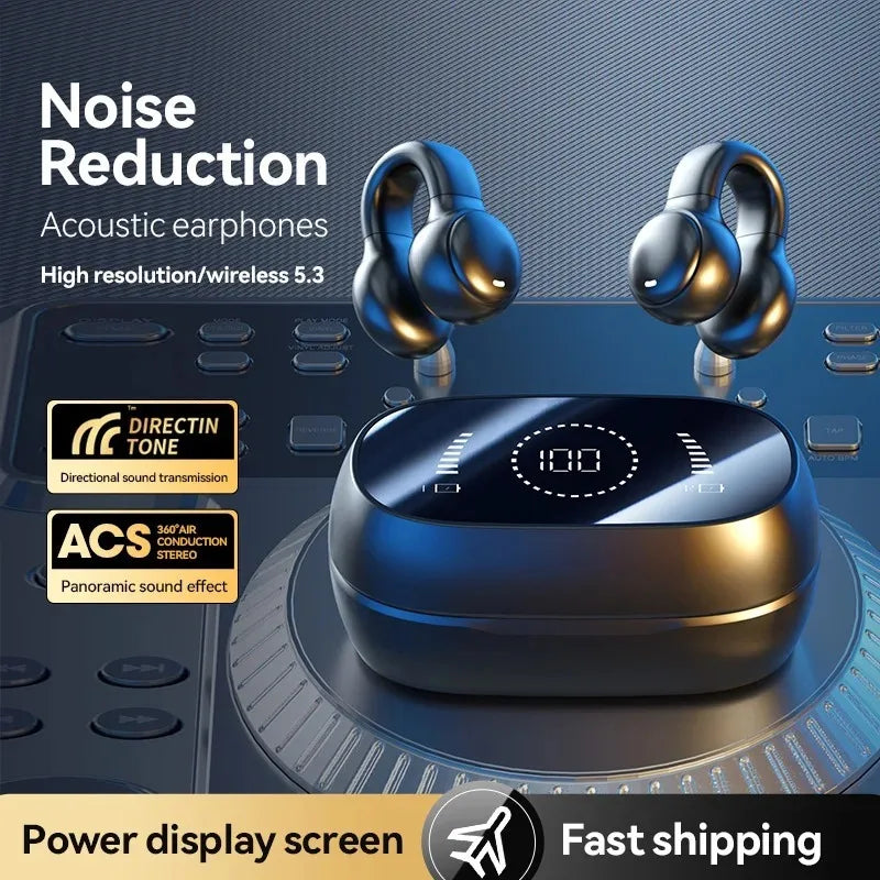 Open-Ear Clip Wireless Sport Earbuds