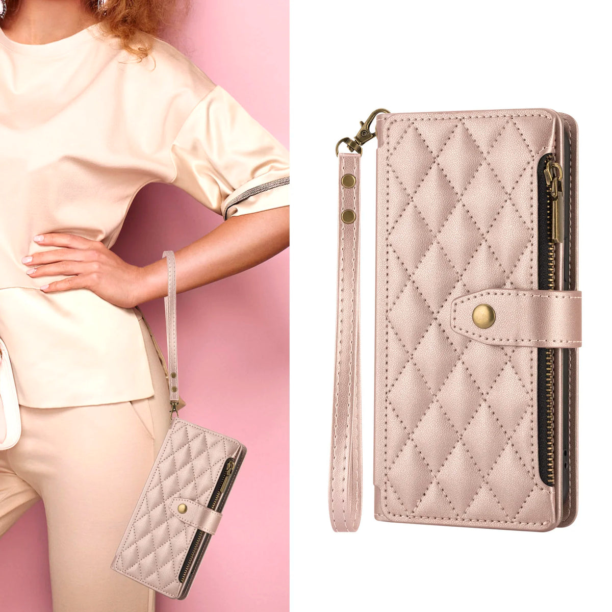 Geometric Flip Wallet Phone Case for Samsung Galaxy S25+, S26+, S25 Edge, S25 Ultra, S26 Ultra, S25 FE, S26, S26 Edge, S23+, S24, S23 FE, S23 Ultra, S24+, S25, S24 FE, S24 Ultra, S21 Ultra 5G, S21+ 5G, S21, S21 FE 5G, S22+ 5G, S23 & More Models