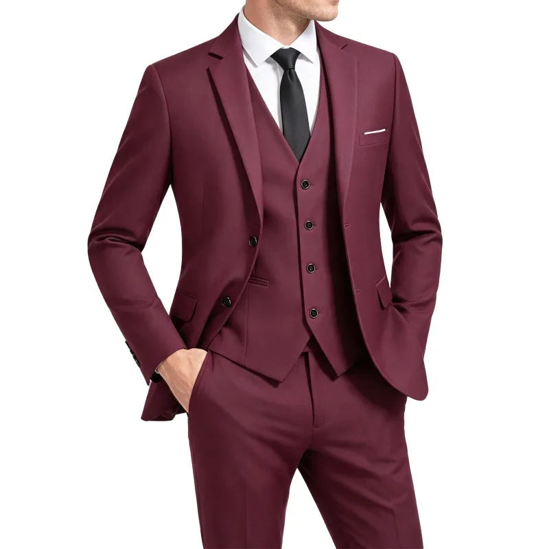 Men's Formal Suit — Two- and Three-Piece Options