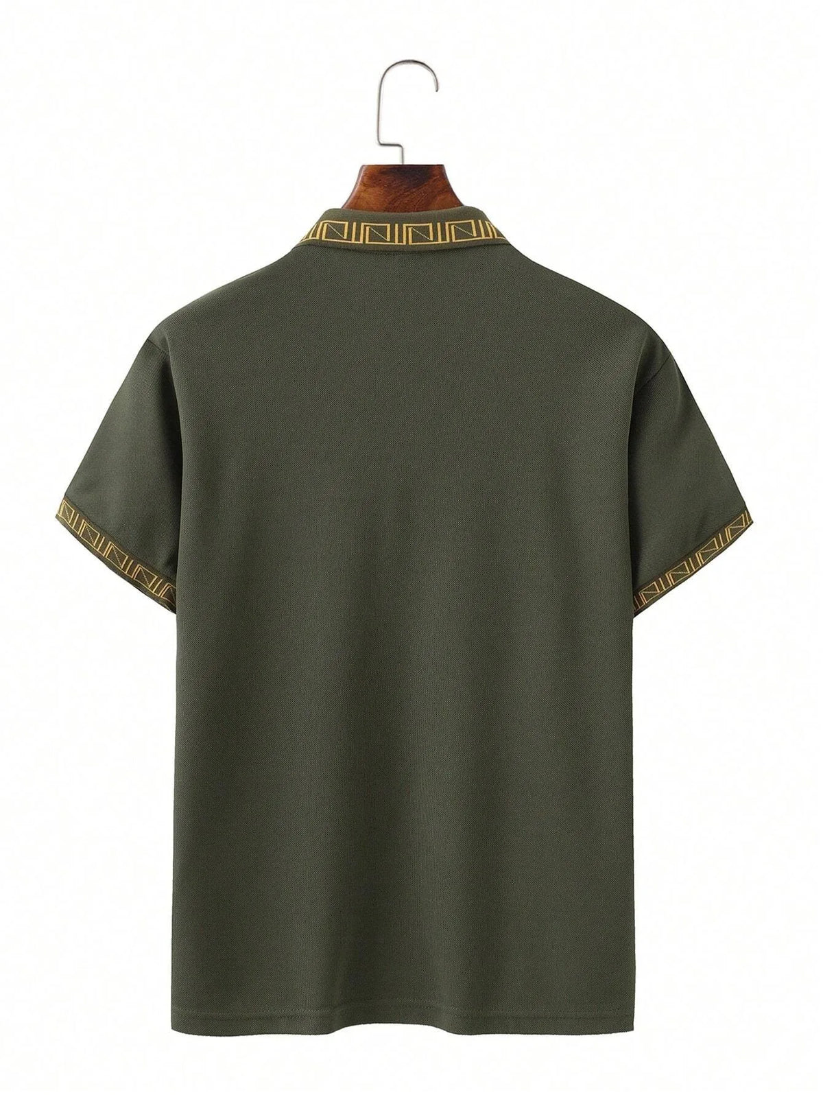 Men's Graphic Print Short-Sleeve Polo Shirt