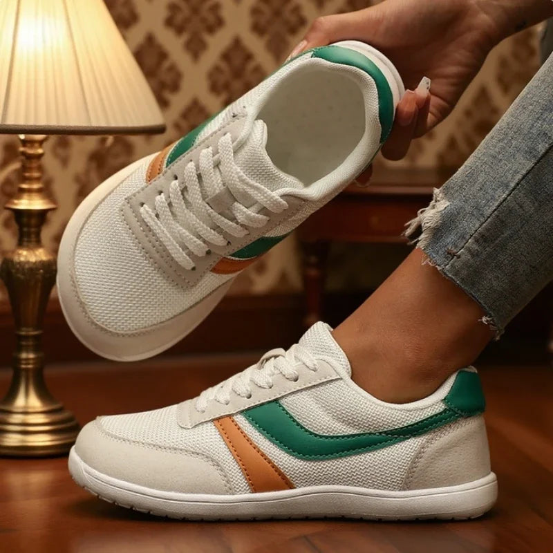 Women's Wide-Toe Lace-Up Sneakers — product view