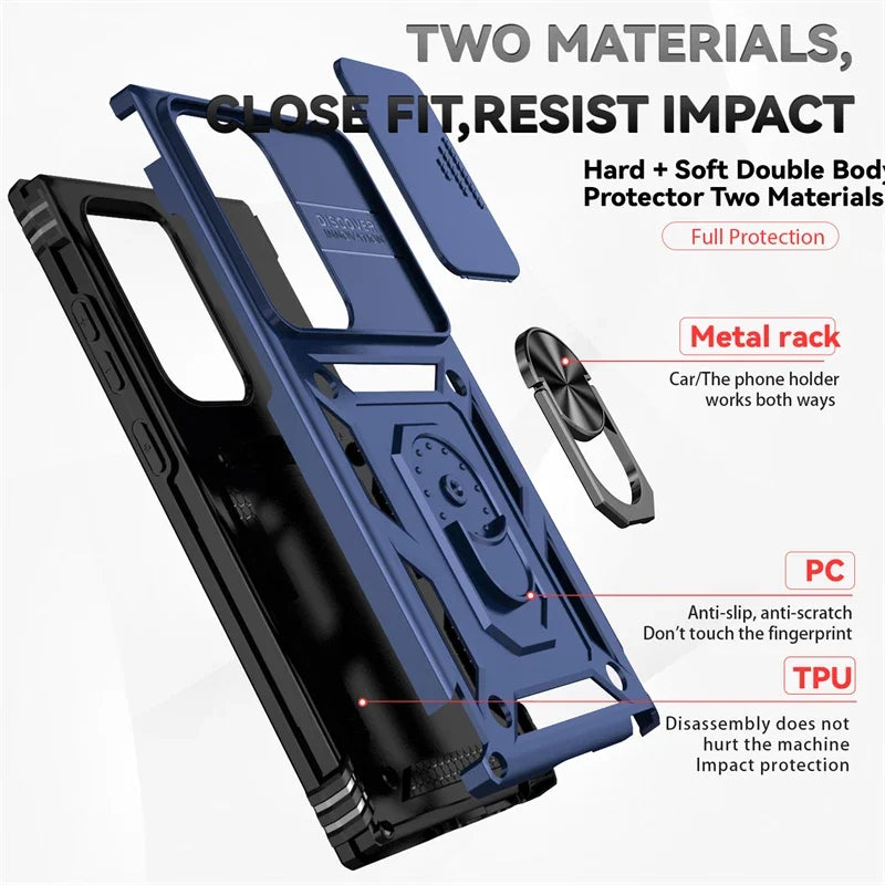 Ring Stand Phone Case for Samsung Galaxy S21, S21 Plus, S22 Ultra, S22, S22 Plus, S23 Ultra, A34 5G, A54 5G, S21 Fe, S21 Ultra, A55, A35, S24 Plus, S24 Ultra, S24, S23 Plus, S23 FE, S23