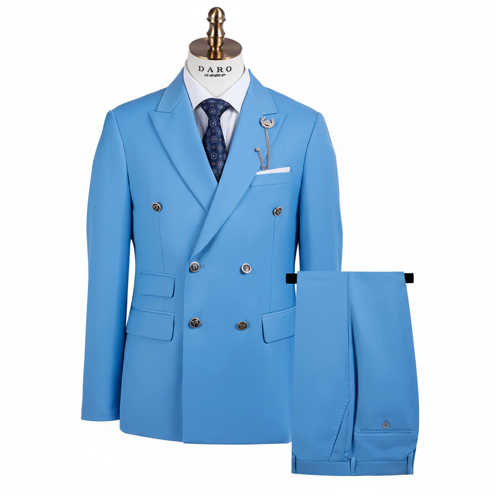 Men's Slim Fit Formal Business Suit 2Pcs Set — product view