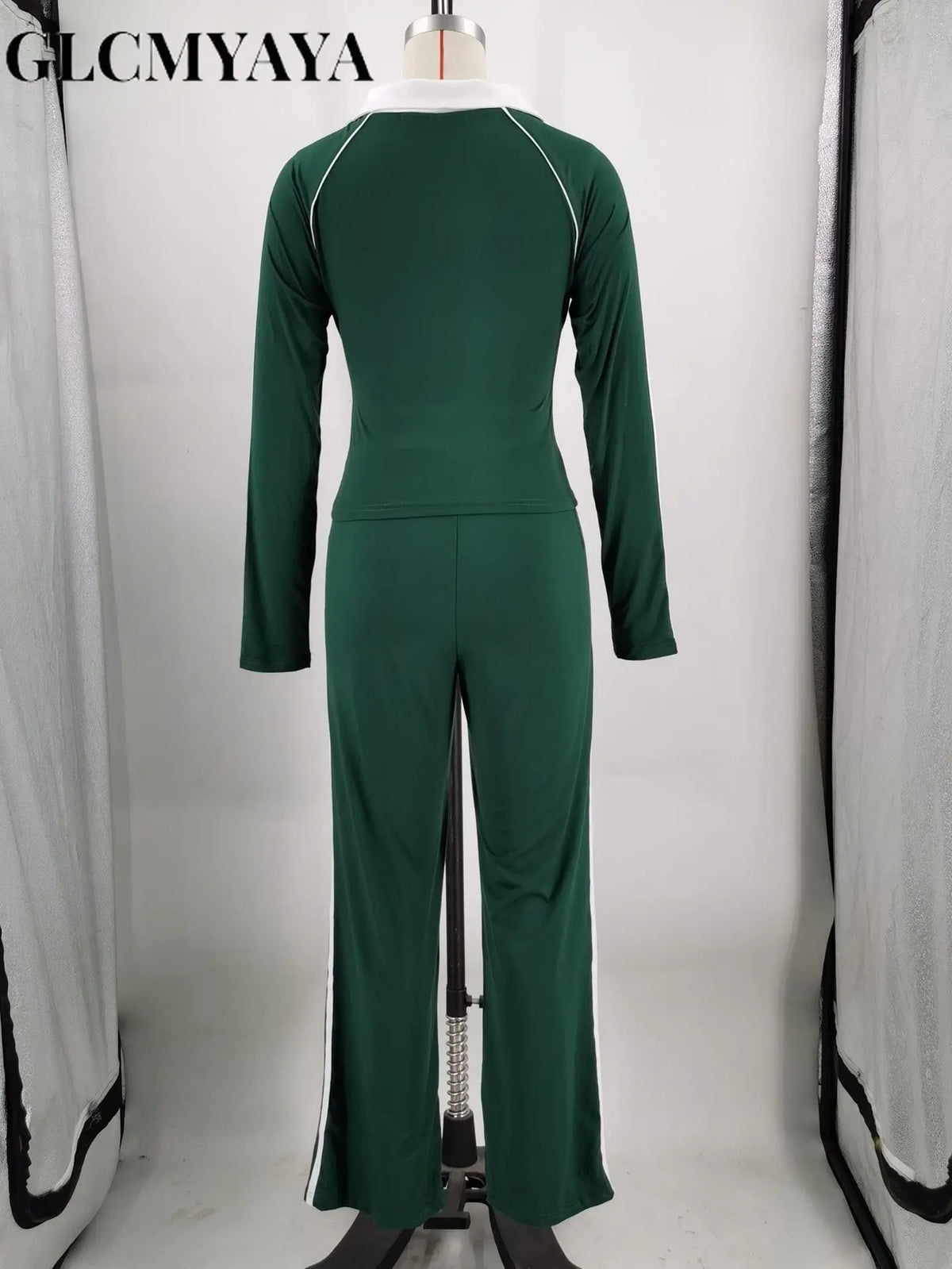 Women's V-Neck Pullover & Wide-Leg Pants Set