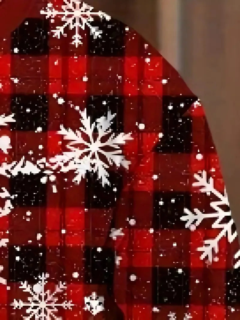 Men's Festive Print Sweatshirt & Pants Set