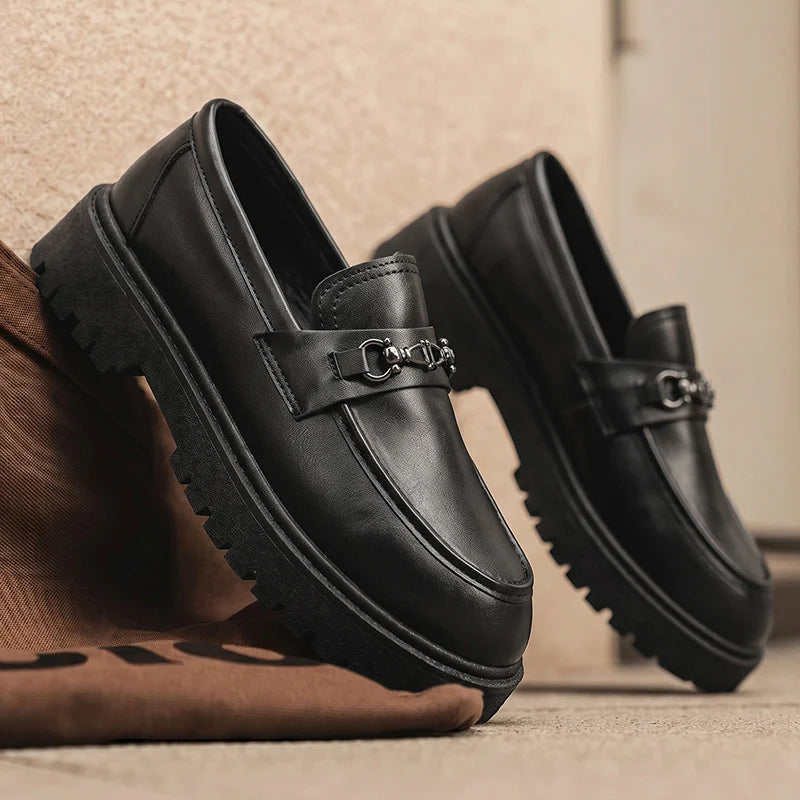 Men's Slip-On Platform Loafers
