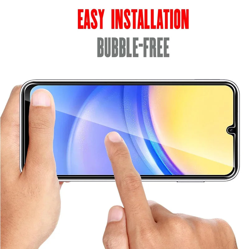 9H Tempered Glass Screen Protector for Samsung Galaxy A35, A25, A34, A51, A52s, A52, A17, A24, A54, A55, A14, A16, A15, A56, A36, A57, A37