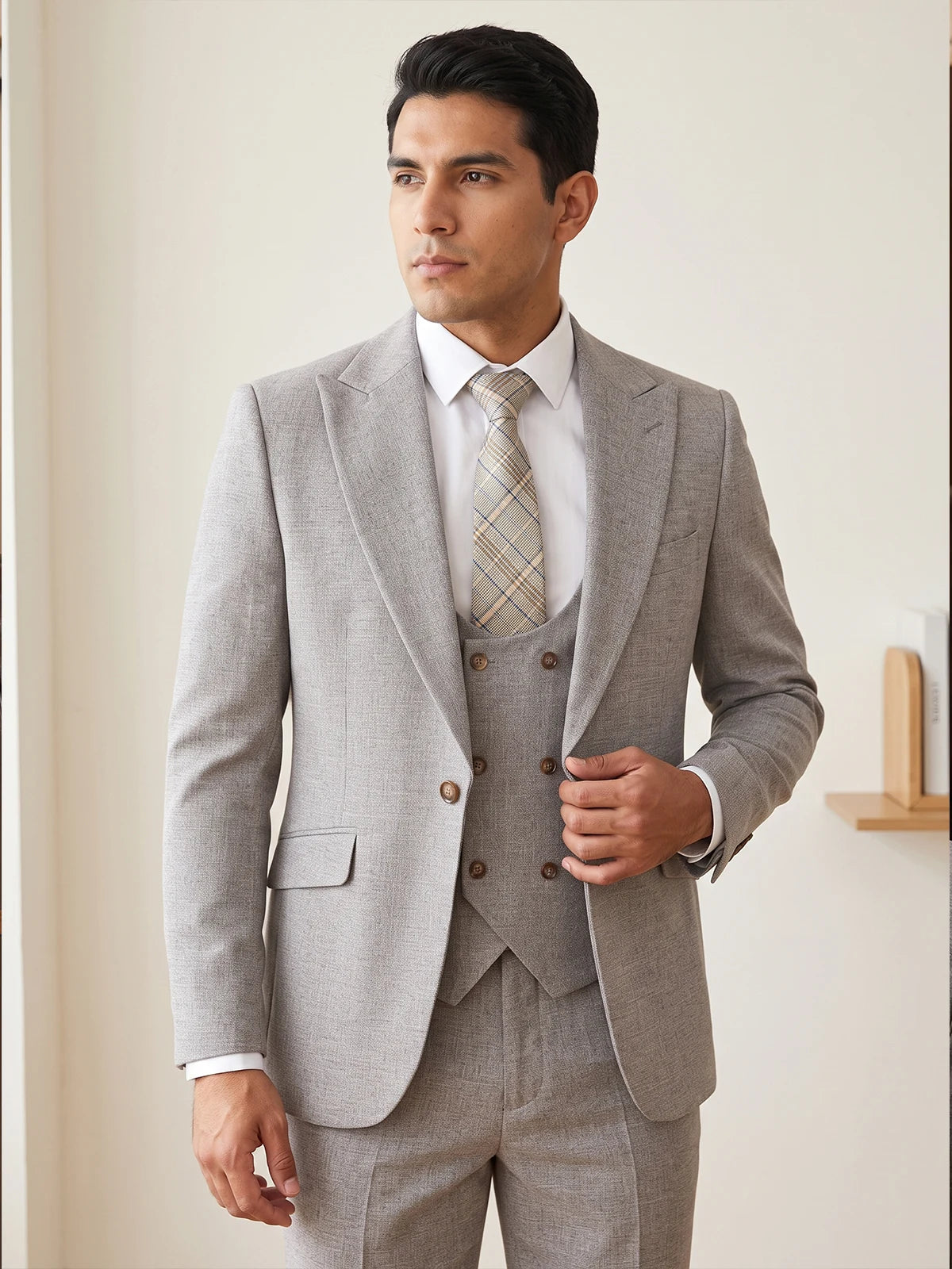 Men's Slim-Fit Suit Set — product view