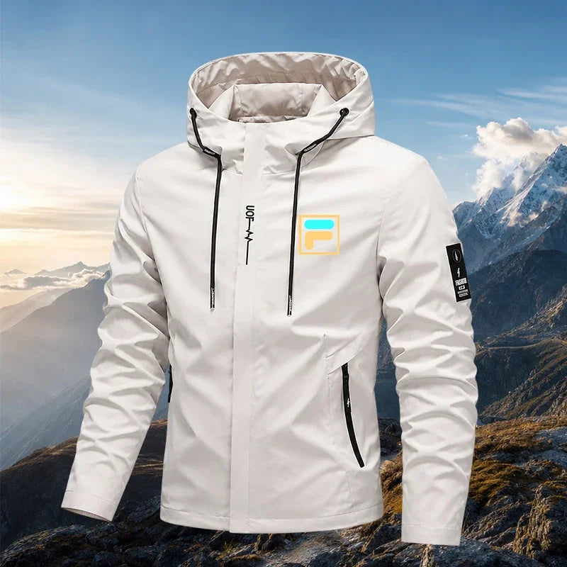 Men's Hooded Zip-Up Jacket