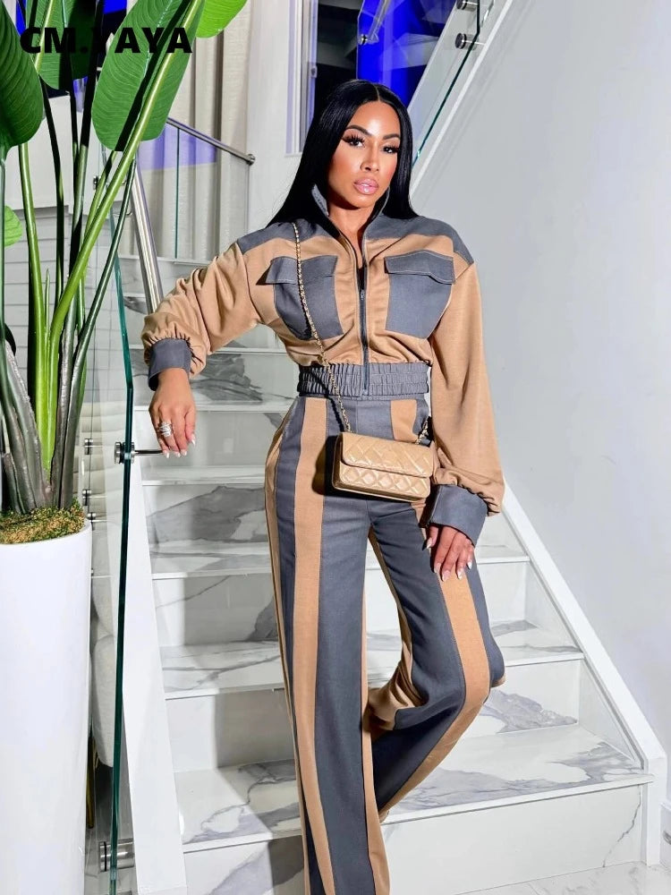 Women's Relaxed Jacket & Cargo Pants Set