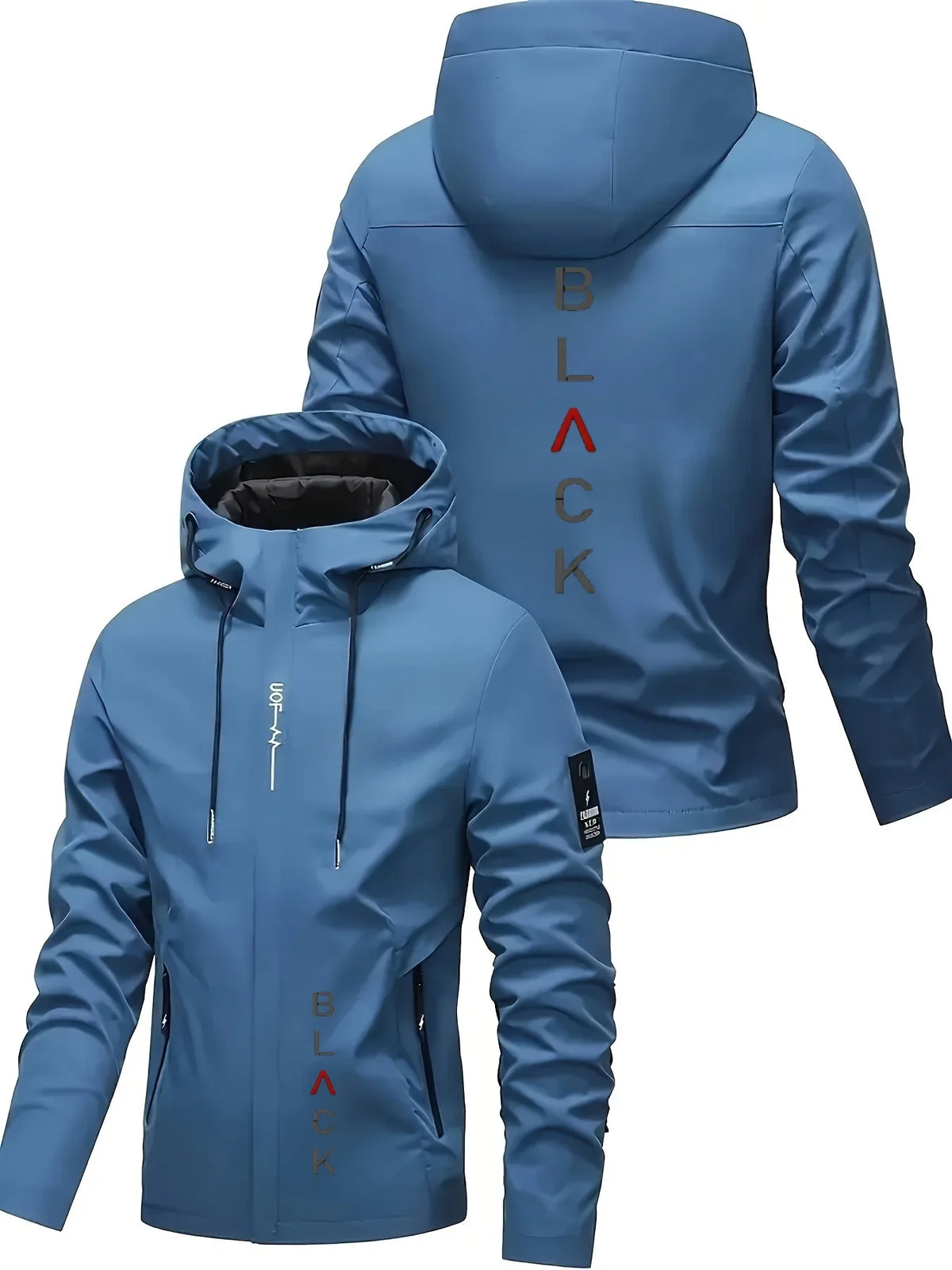 Men's Hooded Zip-Up Jacket