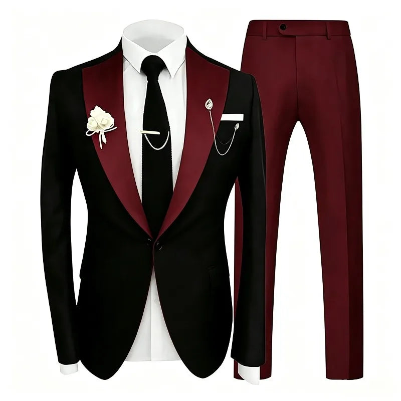 Men's Three-Piece Business & Occasion Suit
