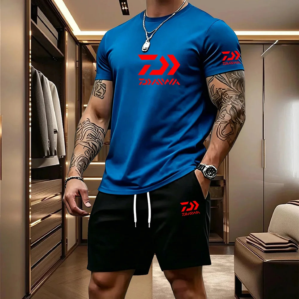 Men's Top & Shorts Set