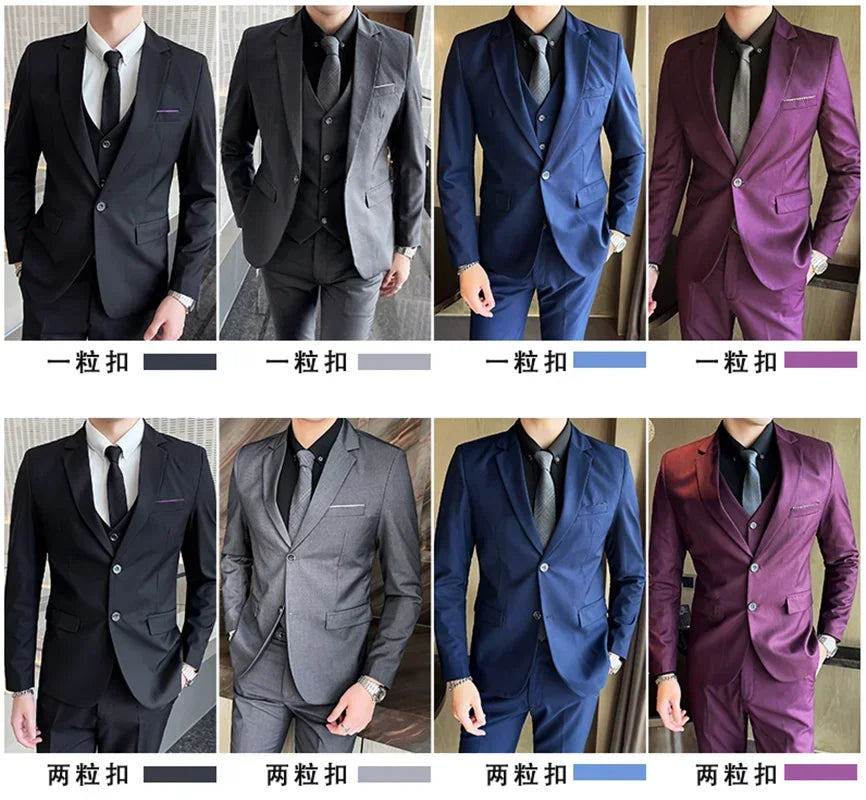 Men's 3-Piece Suit Set — product view