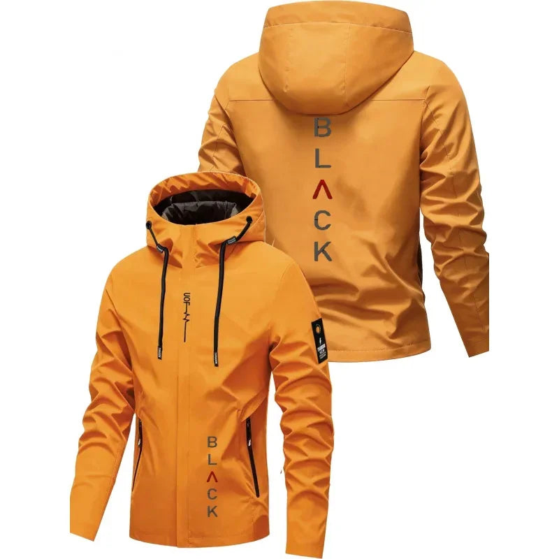 Men's Hooded Zip-Up Jacket