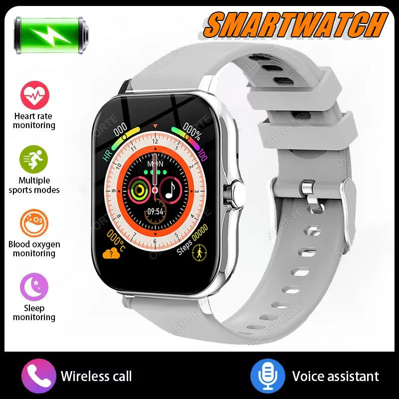 Outdoor 1.83-Inch Calling Smartwatch with Sleep Features