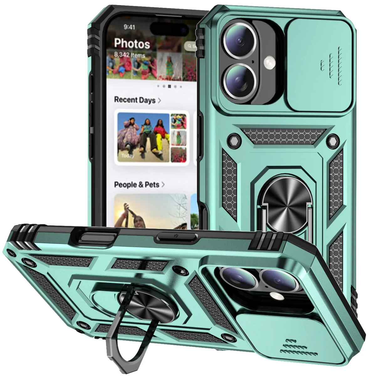 Ring Stand Phone Case for iPhone 16 Pro Max, iPhone 16 Pro, iPhone 14 Pro, iPhone 14, iPhone 15 Pro Max, iPhone 15 Pro, iPhone 16 Plus, iPhone 16, iPhone 14 Pro Max, iPhone 15 Plus, iPhone 15