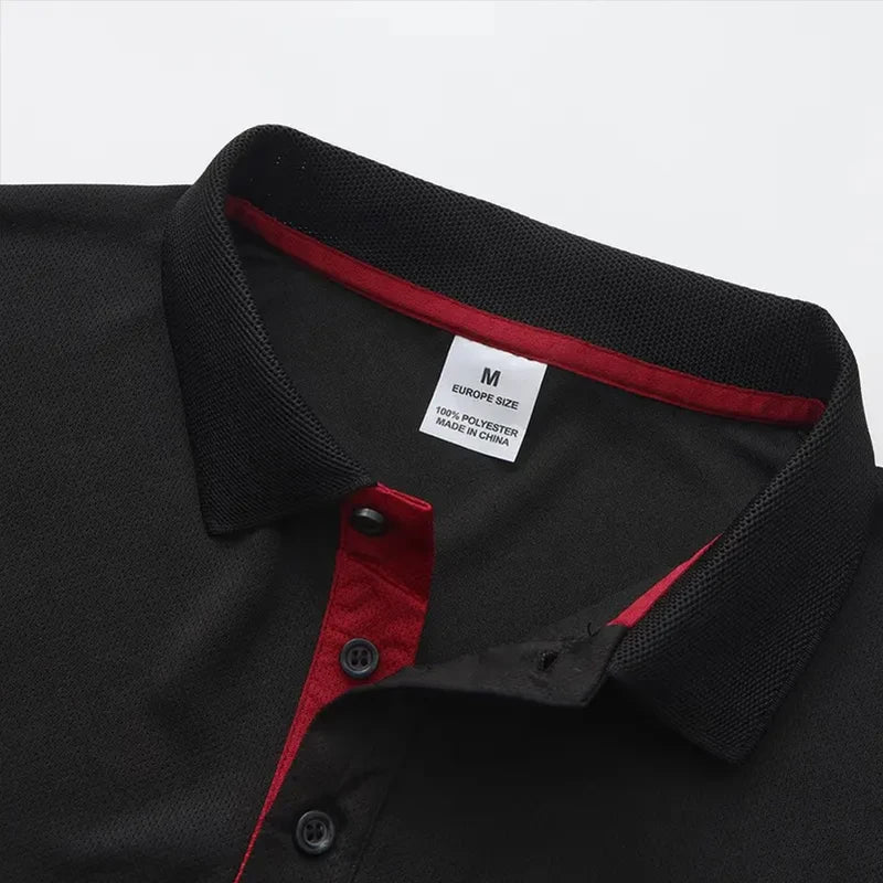 Men's Long-Sleeve Polo Shirt