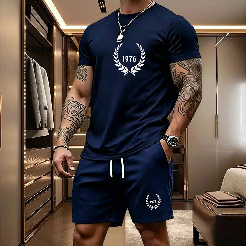 Men's Top & Shorts Set