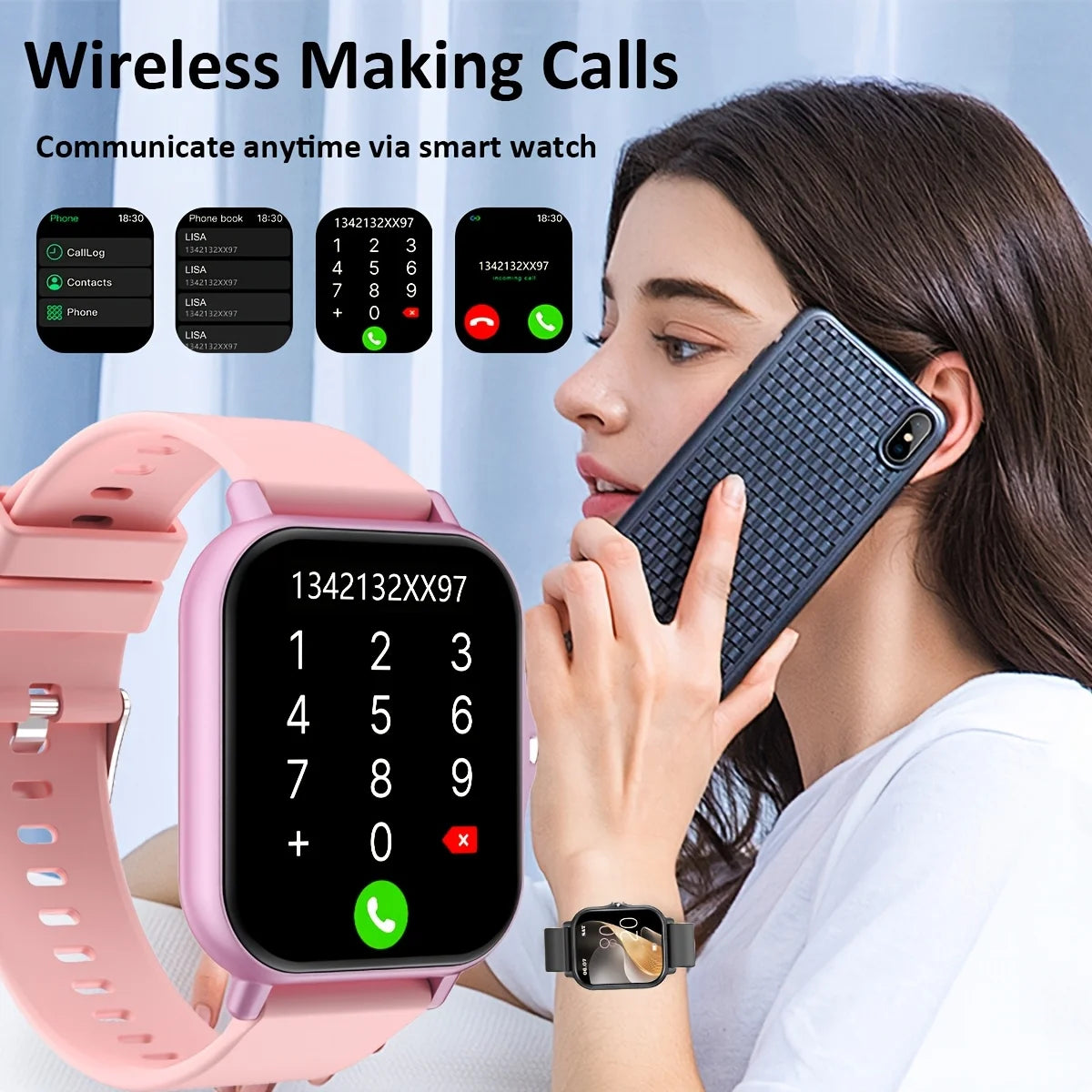 1.83-Inch Calling Smartwatch