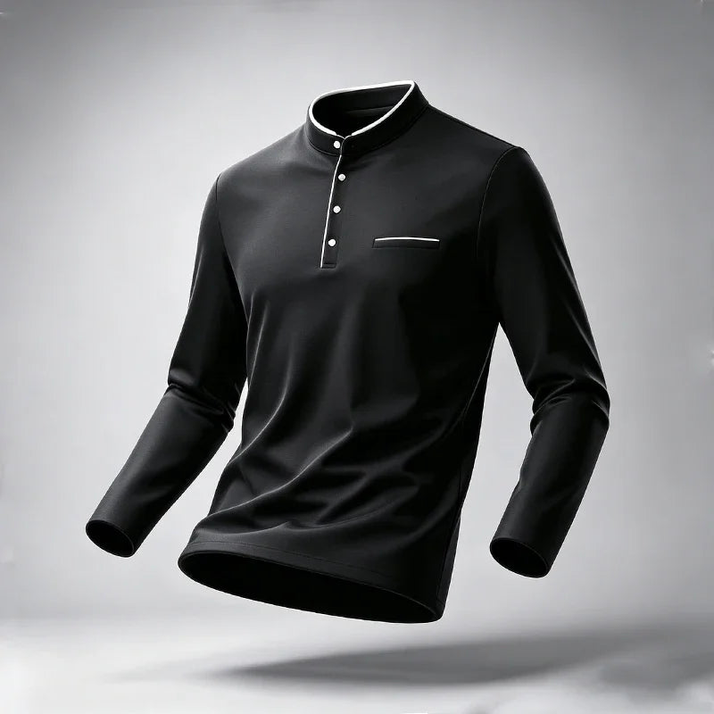 Men's Long-Sleeve Polo Shirt
