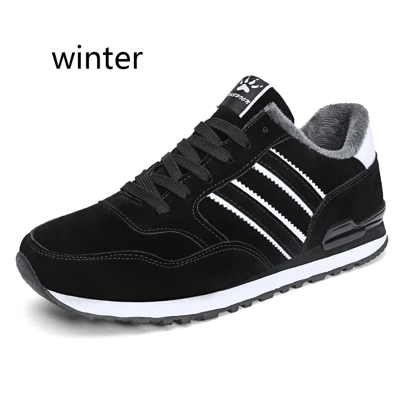 Men's Suede-Style Casual Sneakers