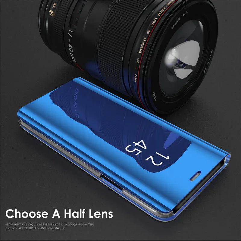 Mirror Flip Phone Case for Samsung Galaxy a51, a71, m40s