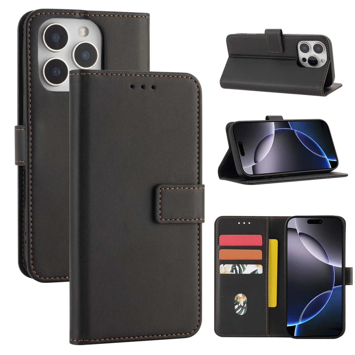 Classic Flip Wallet Phone Case for iPhone SE (2020), iPhone SE (2022), iPhone 13, iPhone 12 Pro, iPhone 15 Plus, iPhone 13 mini, iPhone 16e, iPhone 12 mini, iPhone XR, iPhone XS, iPhone 13 Pro Max, iPhone 13 Pro, iPhone 14 Plus & More Models