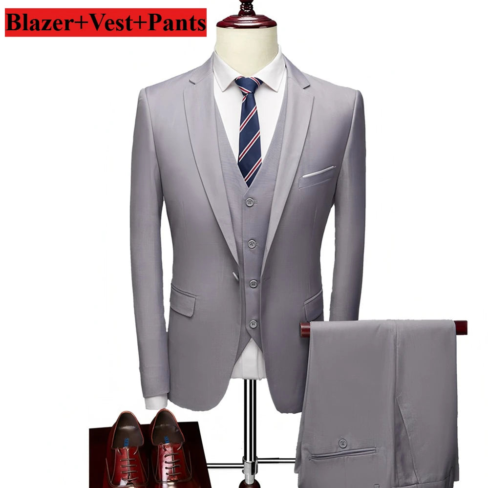 Men's British-Inspired Wedding Suit