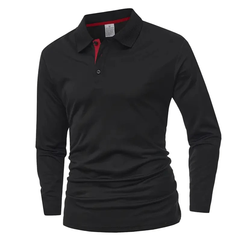 Men's Long-Sleeve Polo Shirt