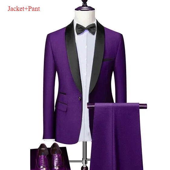 Men's Black 3-Piece Suit Set — product view
