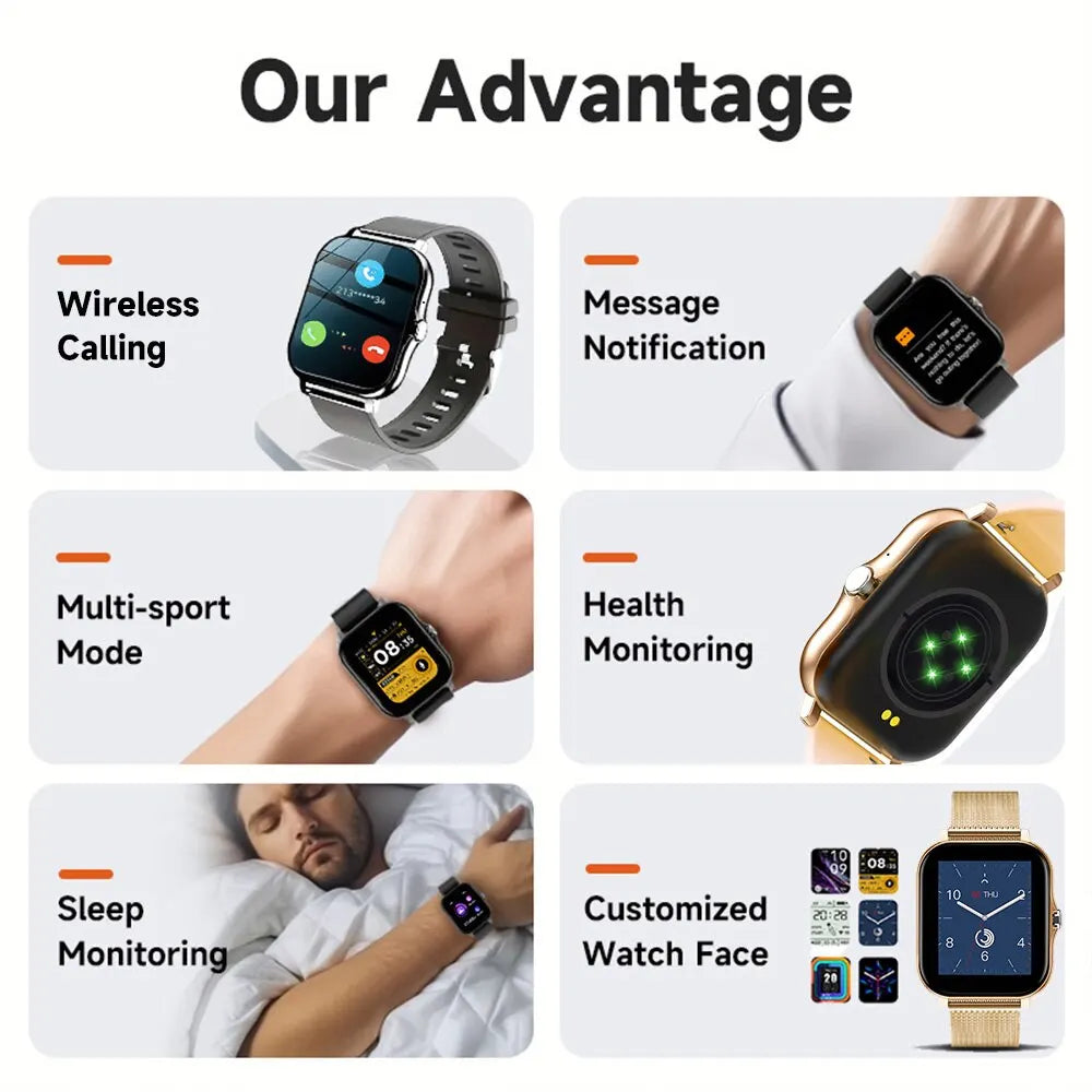 1.44-Inch Calling Smartwatch with Custom Dial
