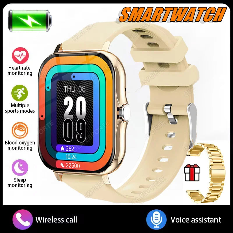 Outdoor 1.83-Inch Calling Smartwatch with Sleep Features