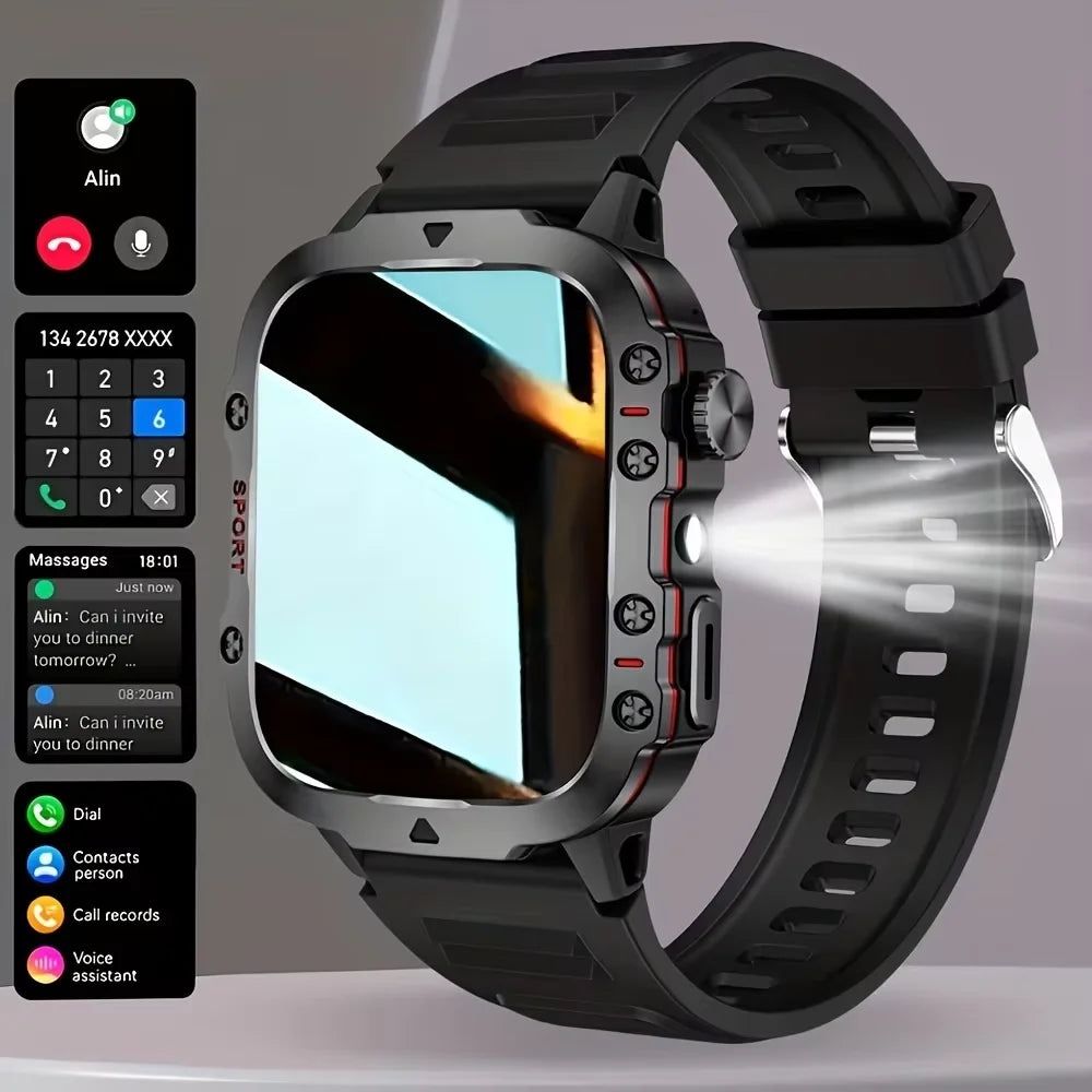 1.83-Inch Calling Smartwatch with Message Alerts